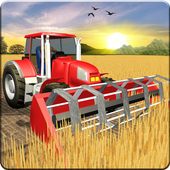 Tractor Farming &amp; Tractor Trolley Cargo Driver 3D icon