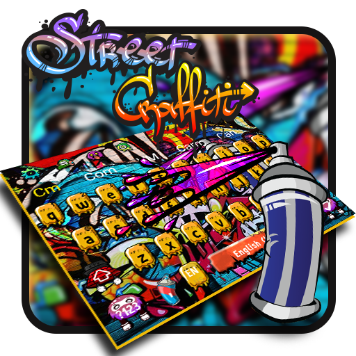 3D Street Art Graffiti Keyboard Theme icon