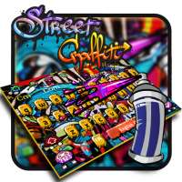 3D Street Art Graffiti Keyboard Theme