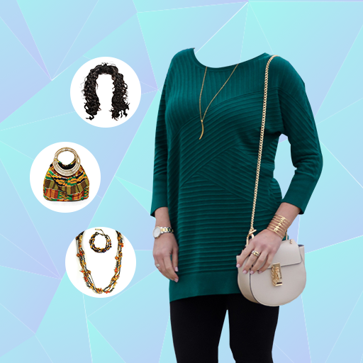 African Woman Trending Dress Photo Editor иконка