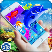 Fish on Phone Screen | Prank App icon