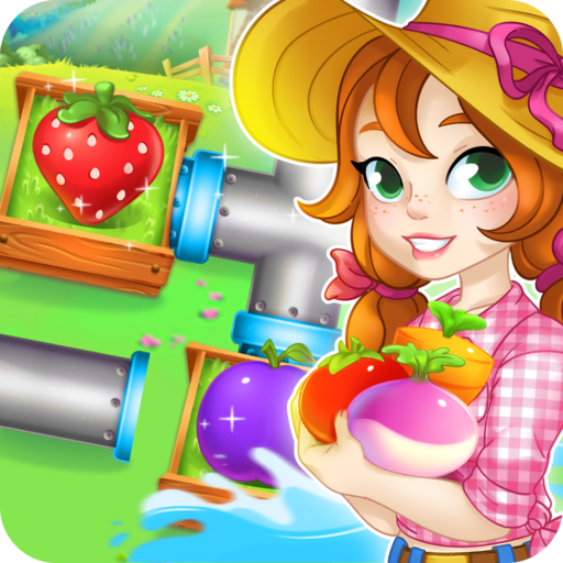 Happy farm : make water pipes أيقونة