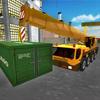 Construction Site Crane Sim 3D icon