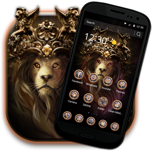Royal King Fire Lion Theme icon