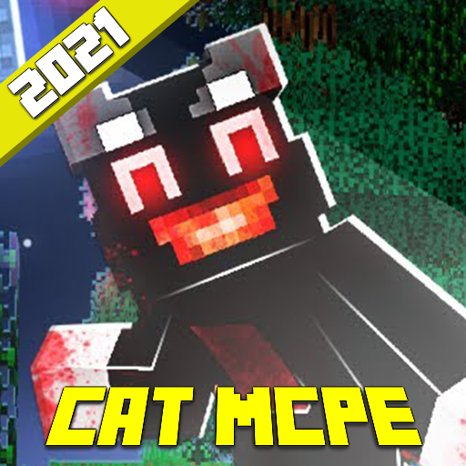 Cartoon Cat 🐱 Idle – Mod Cat Minecraft PE 2021 icon