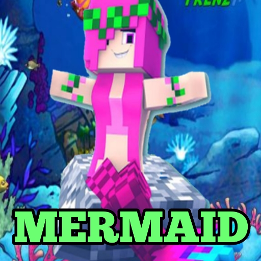 mermaid and tail mcpe skin icon