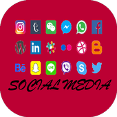 All in one Social Media Apps icon