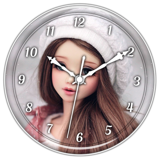 Cute Doll Clock Live Wallpaper icon