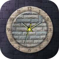 Wall Texture Clock Live Wallpaper