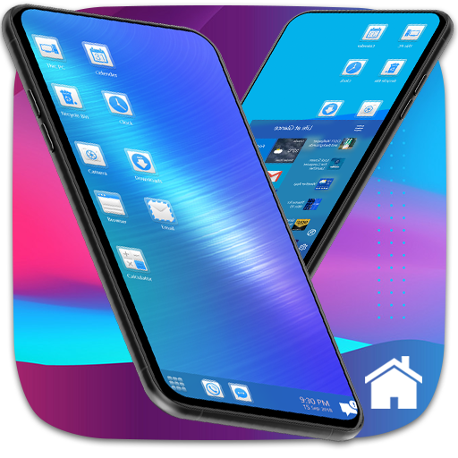 Aqua Blue for Computer Launcher icon