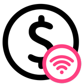 Only WI-FI or WI-FI reminder أيقونة