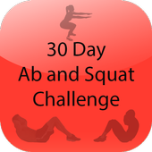 30 Day Ab and Squat Challenge icon