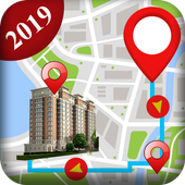 GPS Route Finder Navigation; Earth Map - World Map icon