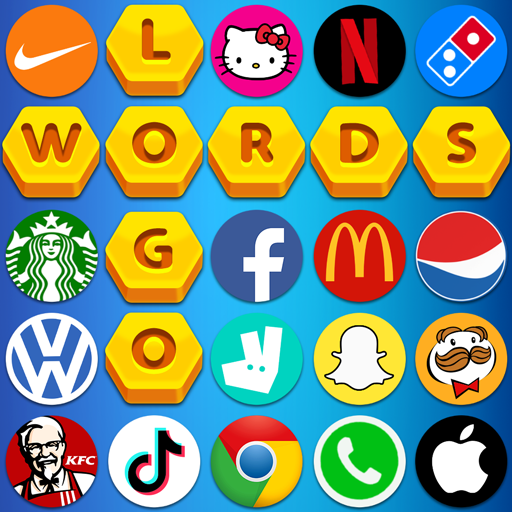Logo Words - Connect letters &amp; guess the brand icon