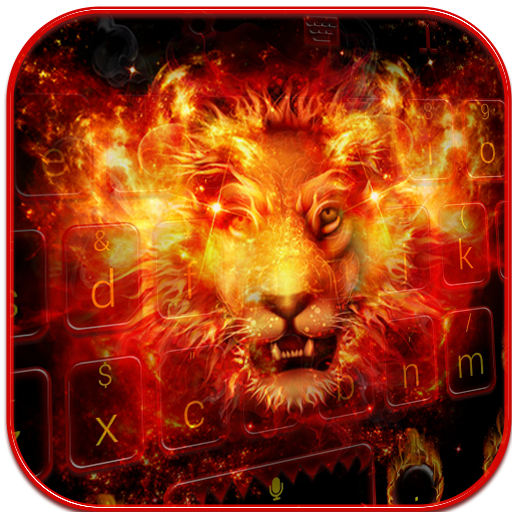 Flame Lion Keyboard Theme icon