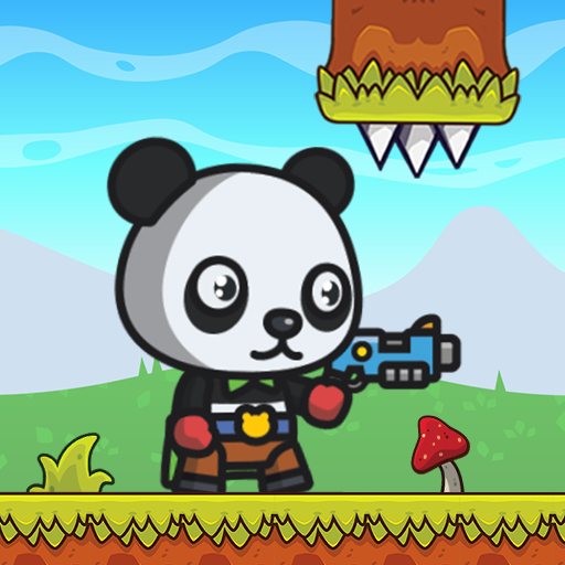 Panda Hero : Jump and Shooter Game icon