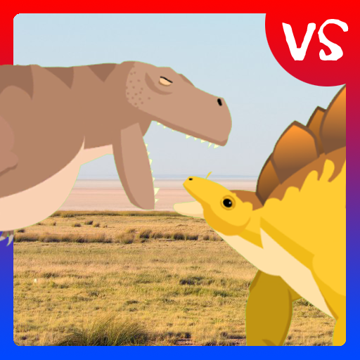 T-Rex Fights Stegosaurus icon