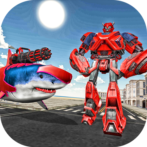 Swat Robot Shark Evolution Wars - Shark Tank Games icon