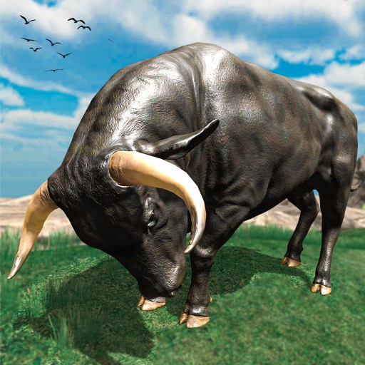 Angry Bull Attack Wild Sim 3d icon