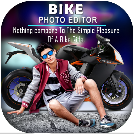 Bike Dual Photo Frames icon