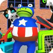 3D Fighting Frog Game Amazing Battle