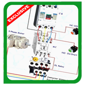 Wiring Diagram Star Delta أيقونة