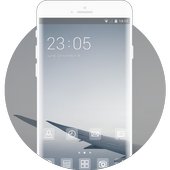 air plane clean fresh theme icon