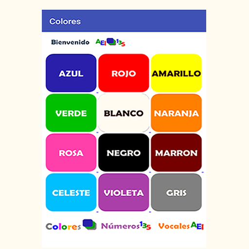 Colores, Vocales y Números en castellano icon