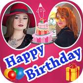 Birthday Dual Photo Frames on 9Apps