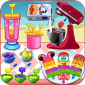 Cook ice pop maker multi color icon