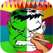How to Draw Hulk Easy Step icon