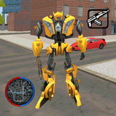 Grand Supercar Robot Transform Futuristic Car icon