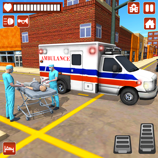 City Ambulance Rescue Driver-Emergency Rescue Game أيقونة