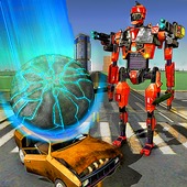 Robot Steel Ball: Car Transform Fighting Game 2018 icon