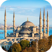 المسجد الأزرق لايف للجدران (خلفيات حية) أيقونة