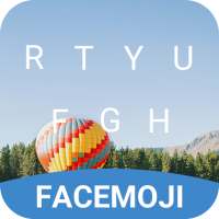Hot Air Balloon Keyboard Theme & Emoji Keyboard