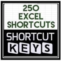 250 Excel shortcuts on 9Apps
