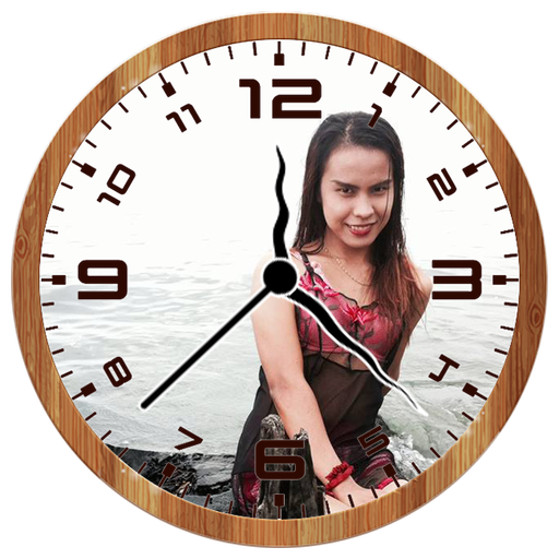 My Photo Clock live wallpaper icon
