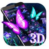 3D Neon Light Butterfly Launcher on 9Apps