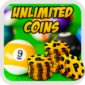Coins 8 Ball Pool Cash prank icon