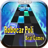 Piano Robocar Poli Beat Games icon