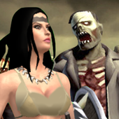 Amazon Warrior Vs  Zombie - Rpg War Game icon
