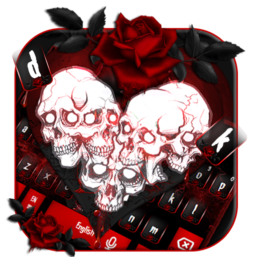 Skull Heart Keyboard icon
