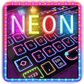 Sparkling Neon Lights Keyboard icon