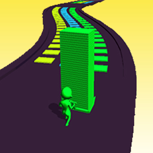 Stack race colors run 3d-Tower run cube surfer icon