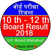 UP Board Result 2018 यूपी बोर्ड परीक्षा रिजल्ट2018