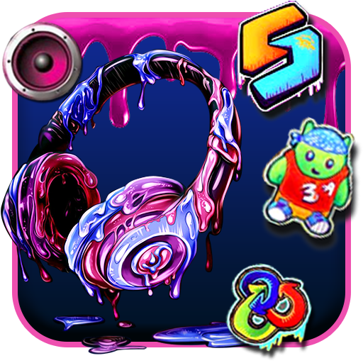 Graffiti Headphone Themes Live Wallpapers icon