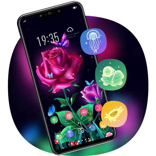 Theme for roses flowers hd launcher V15 Pro icon