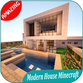 300  idee di Minecraft Modern House icon