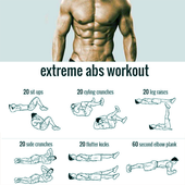 Six Pack ABS Exercise Workout VIDEOs App icon